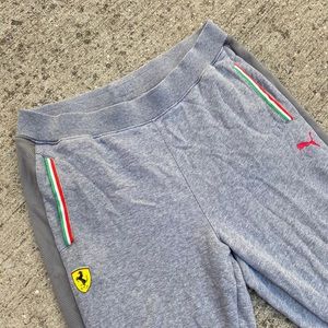Men’s Puma Italia light grey jogger sweatpants
